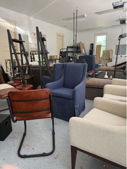 Garage full of furniture
