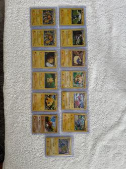 Pokémon Trading Cards Lot of 13