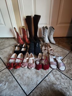 Girls Shoes Sizes 11, 12, and 12 1/2 Zara Mini Melissa Childrens Place Adidas Shein