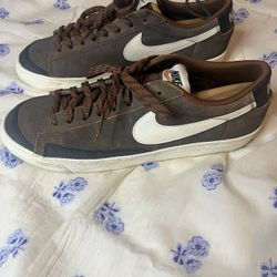 Nike Blazer Low 77 Premium Vintage Men's Brown Shoes Sz - 11.5 