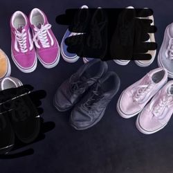 $70 For All. Like New Size 6.5 Womens Vans Shoes