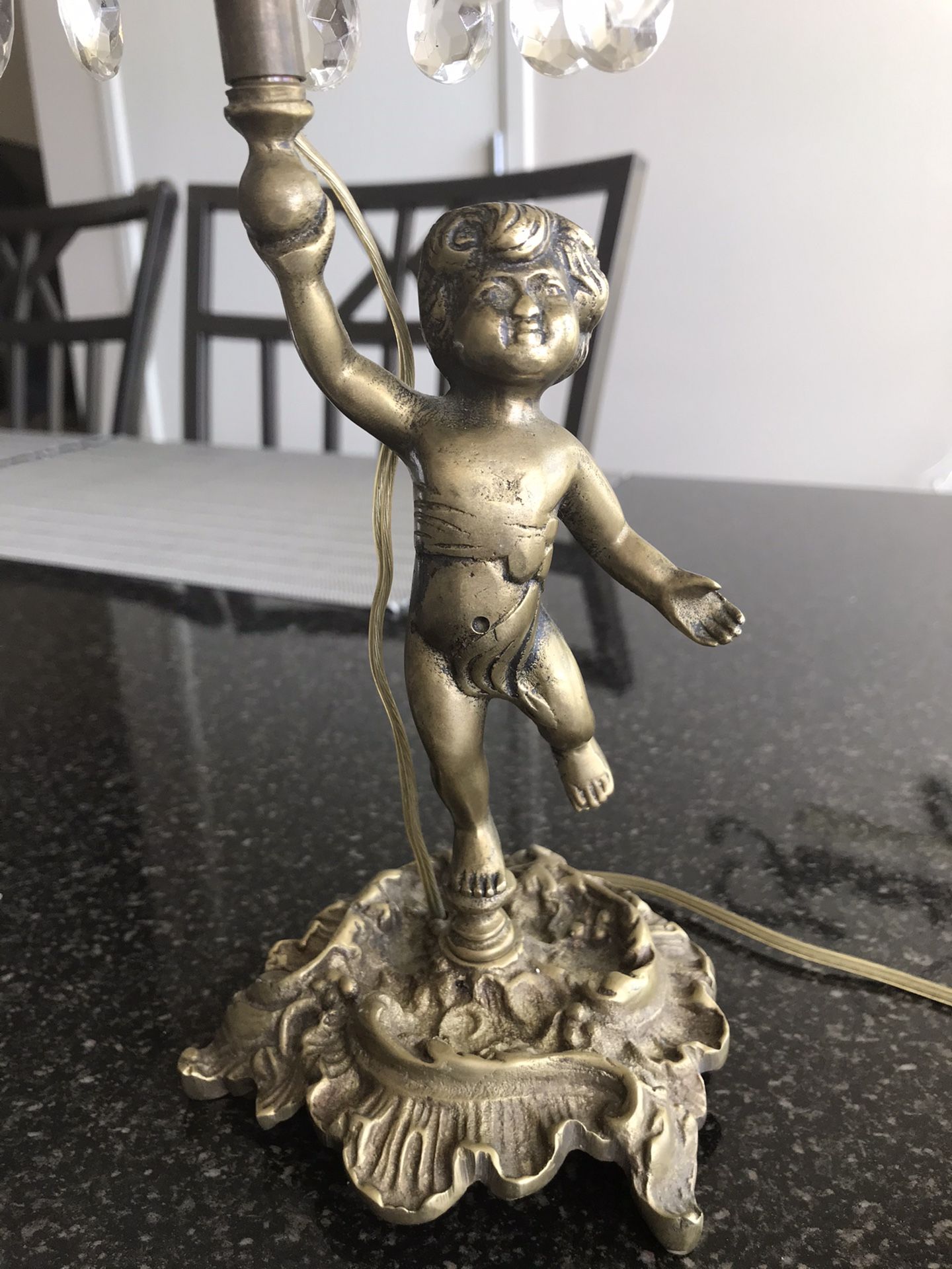 Brass vintage lamp