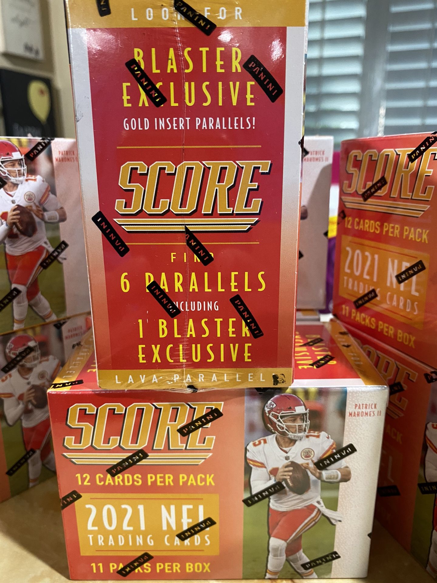 2021 SCORE NFL trading Cards BLASTER BOX(7)