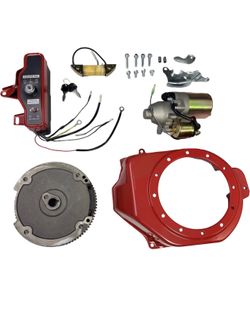 Electric Start Conversion Kit for Honda GX160 GX200 5.5HP 6.5HP - Turn-Key Starter Motor Upgrade for Generators & Go-Karts - Eliminate Manual Pulling 