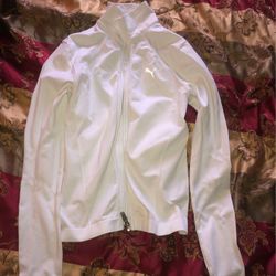 White Puma Small Sport Jacket