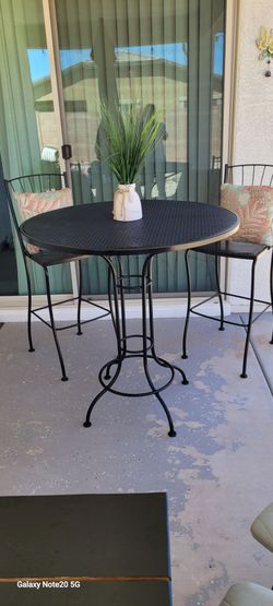 Patio table and chairs