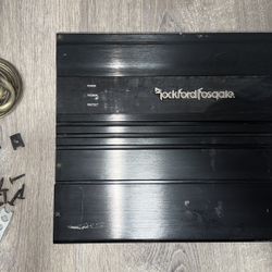 Rockford Fosgate 600w Amp & 15" Subwoofer with Sealed Box