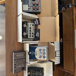 Bass Preamp, DI, Fuzz and Overdrive Pedals