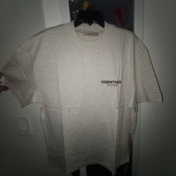 ESSENTIALS "LIGHT OATMEAL" & "PLUM" SHIRTS (BOTH MEDIUM)