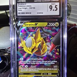Girantina V Pokémon Lost Origin 130 CGC 9.5