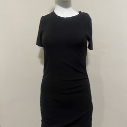 Divided Black Dress