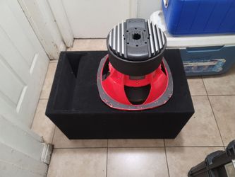 15” Orion subwoofer 2500 watts rms with double baffle ported enclosure