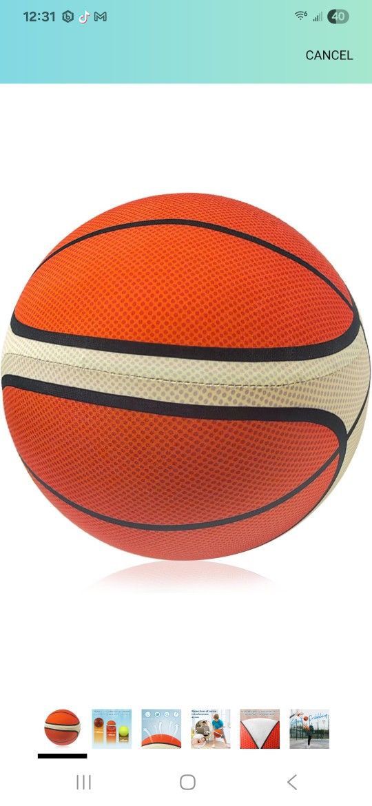 Silent Basketball Size 7 (29.5") Quiet Indoor Ball
