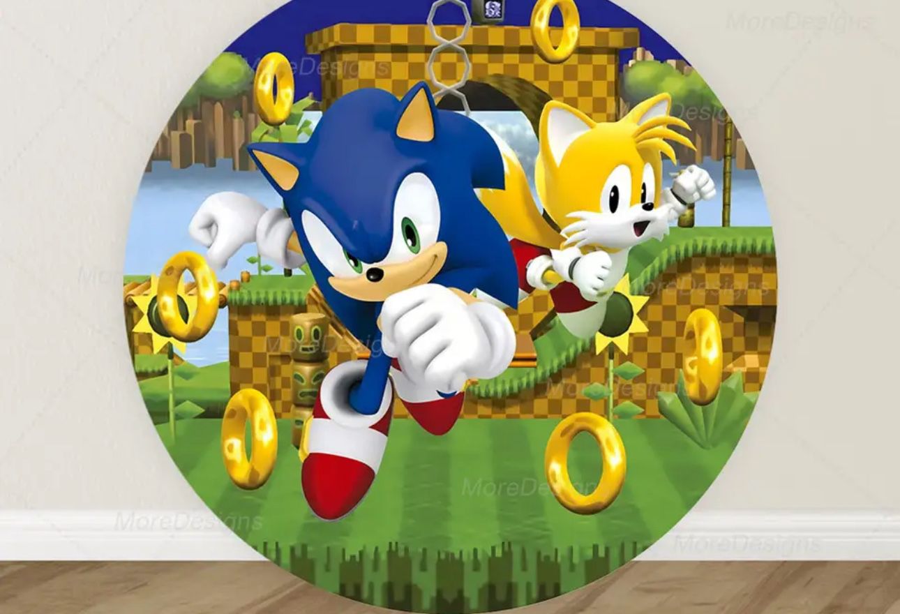 Sonic Backdrop 6ft