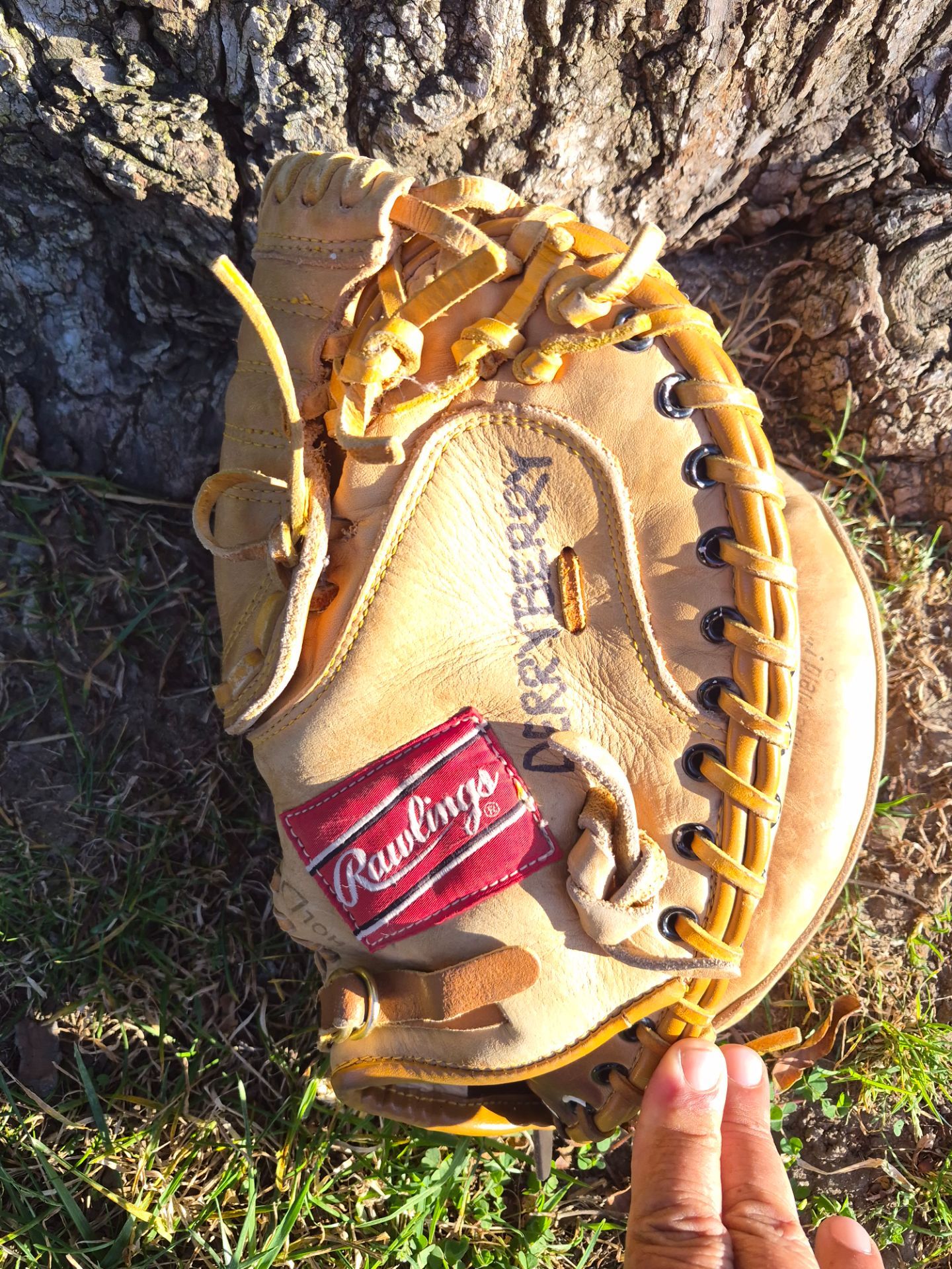 Rawlings "MIKE PIAZZA CATCHERS GLOVE ( SEE PICS) LOCATED IN GLENDORA. SEE MY PAGE FOR OTHER BASEBALL EQUIPMENT FOR SALE "CHEAP "