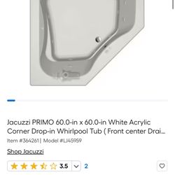 Jacuzzi Tub New