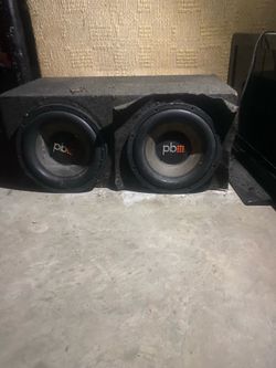 2 12’s speaker and box