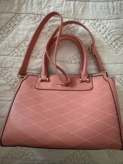 Pink Quilted Handbag