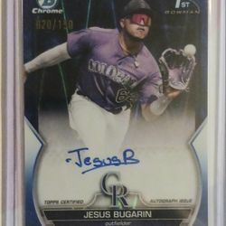 Really Nice Jesus Bugarin Rookie, # 20/150 Card # CPA- JB MINT 
