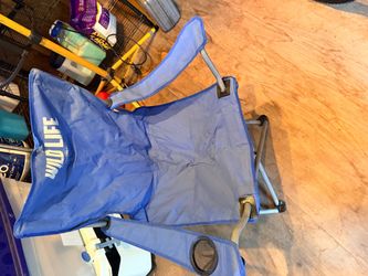 Wild Life Folding Camp Chair with Cup Holder