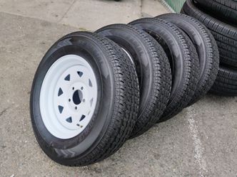 Trailer wheels and tires ST205/75/15" radial