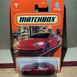 Matchbox / Tesla Model S / Red