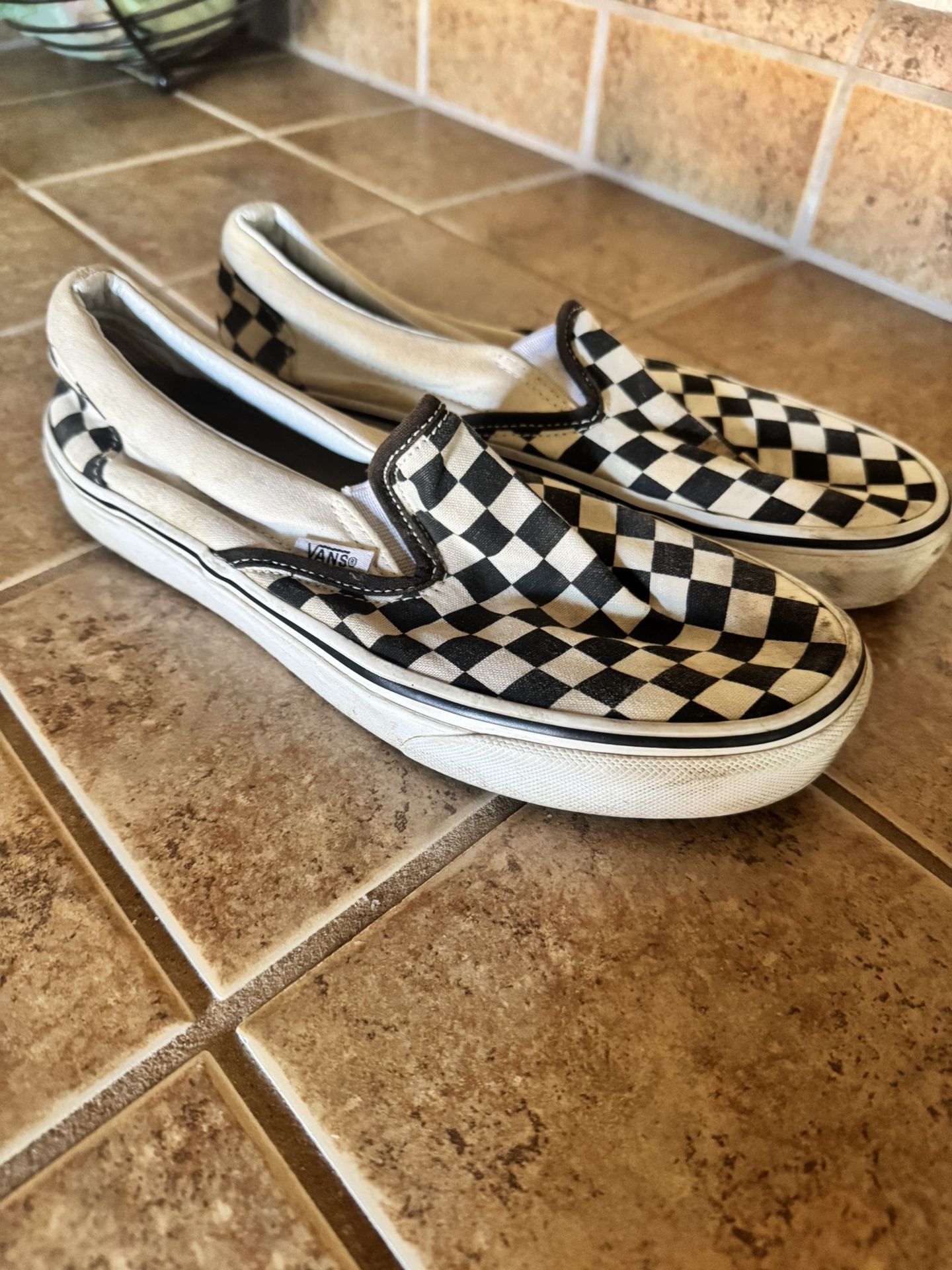 Checkered Vans