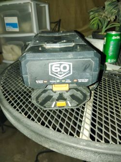 Lawn master 60 volt max 2.0ah battery and charger