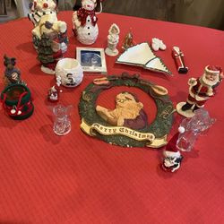 Vintage Christmas lot .