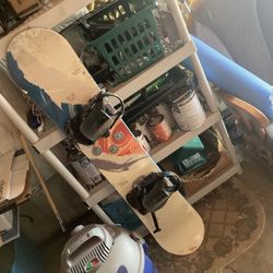 Snowboard and Bindings