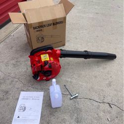 Handheld Gas Leaf Blower, 25cc 2-Cycle Engine, 7500RPM, 280 CFM, Gas Powered Blower Portable Lightweight Design for Lawn Care, Leaf Cleanup, Driveways