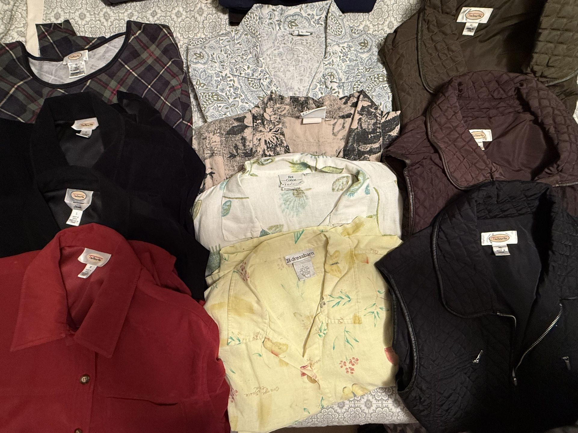 fill a white plastic bag with XL clothing, x-posted, Nutley p/u