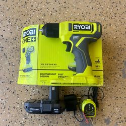 RYOBI ONE+ 18V Cordless 3/8 in. Drill/Driver Kit with Compact Battery and Charger