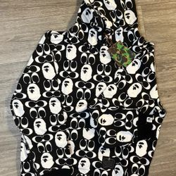 Bape x Coach Hoodie Size L