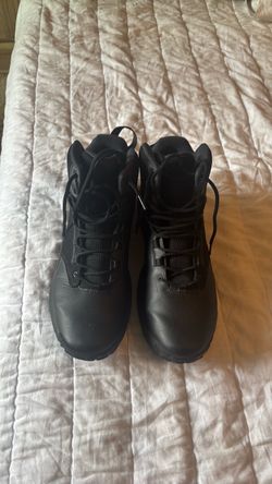 Black Tactical Lace-Up Boots