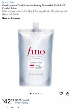 Fino premium touch hair mask refill pouch (700g)