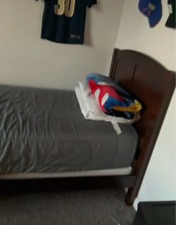 TWIN BED FRAME&MATTRESS