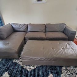 L Shaped Couch With Ottoman To Make a Bed