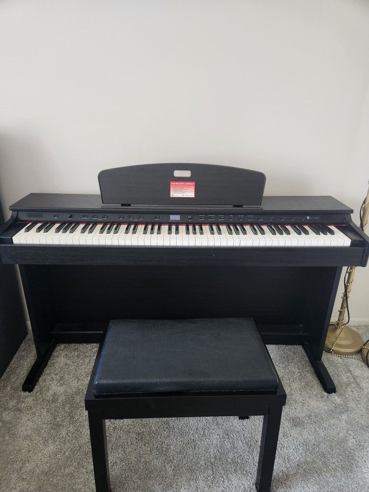 Pre-owned Set Of 2 Williams Rhapsody 2 Digital Piano And Chair