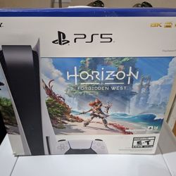 PS5 Disc System w/ 2 Controllers, Charging Station, Games & Box!