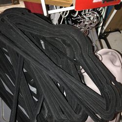 Hangers (50+ Velvet Hangers And 50+ Plastic Hangers)