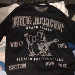 True religion sweater Black