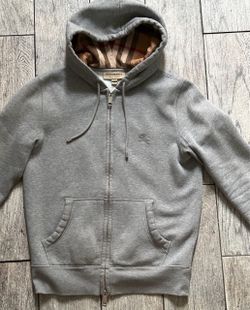Burberry grey zip up