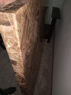 Black Walnut Marble Table