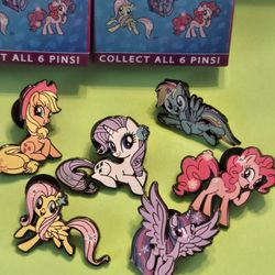 My Little Pony COMPLETE SET Characters Enamel Metal Pin Blind Box Combo Set
