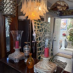 Large, beautiful decorative candleholders