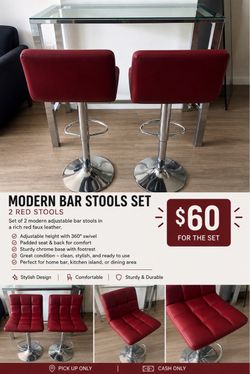 Bar Stools Set 2