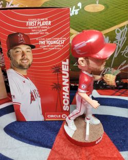 Nolan Schanuel Autograph Bobblehead Sports Memoribilia
