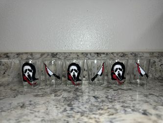 Ghost Face Shot Glasses