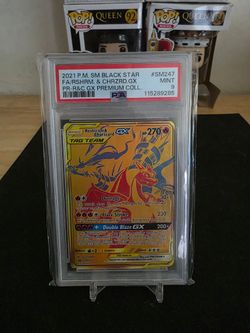 Reshiram & Charizard GX SM247 PSA 9 Mint